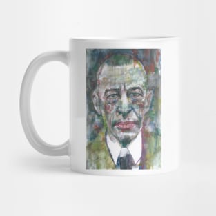 SERGEI RACHMANINOFF watercolor portrait.1 Mug